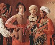 Georges de La Tour The Fortune Teller oil painting artist